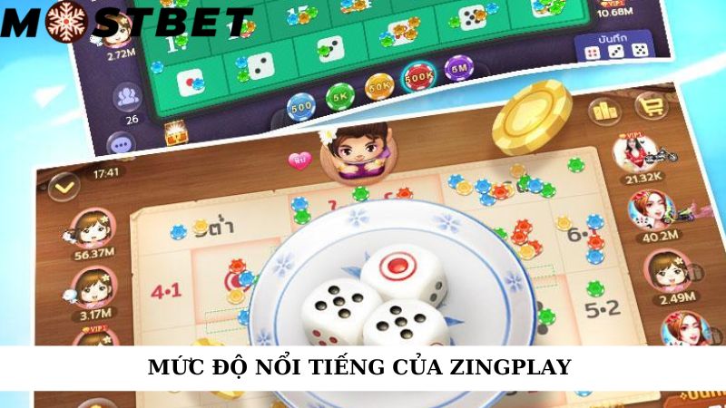 Mức độ nổi tiếng của Zingplay