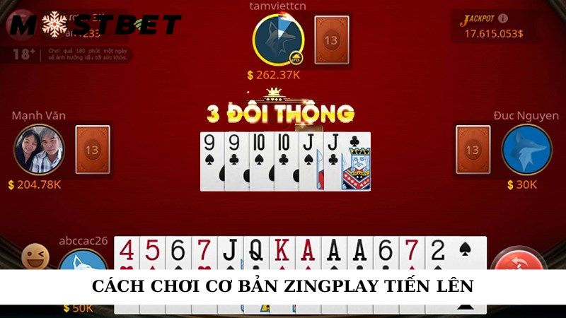 Cách chơi cơ bản Zingplay tiến lên